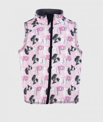 Softshell And Polar Fleece Vest Cartoon Girls